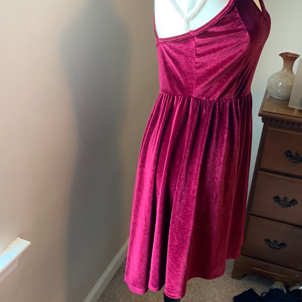 Velvet a-line dress - Picture 7 of 9